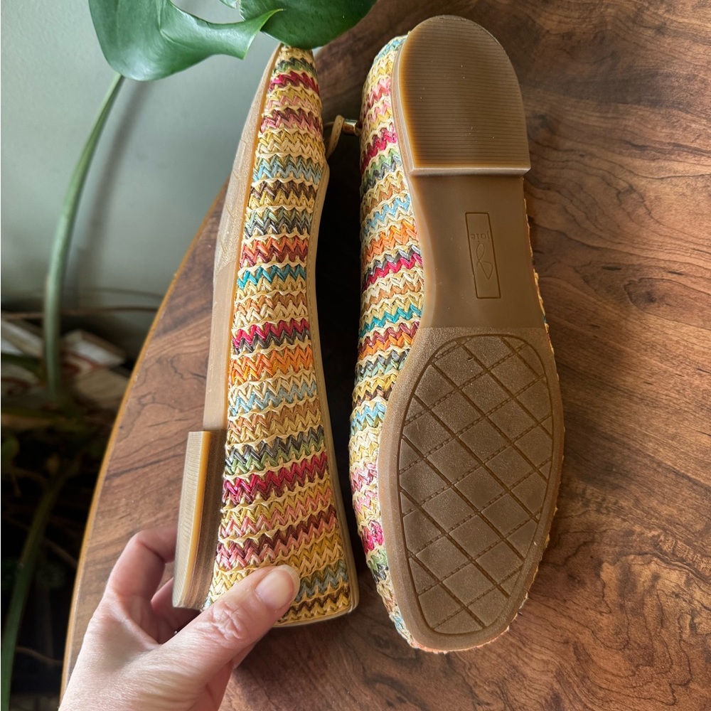 Joie Multicolor Woven Flats EUC 9 - Picture 2 of 7